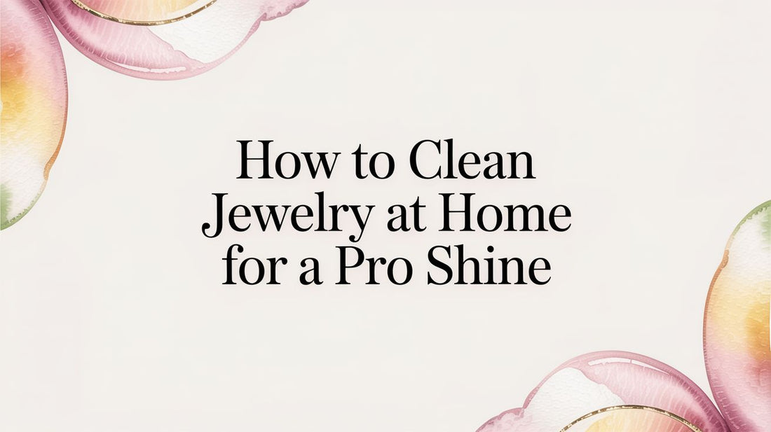 How to Clean Jewelry at Home for a Pro Shine