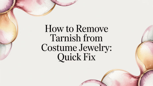 how to remove tarnish from costume jewelry: quick fix