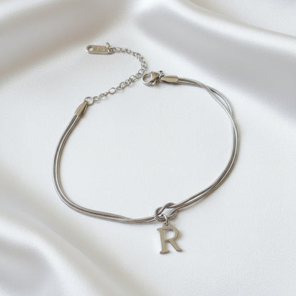 Infinity Letter Bracelet