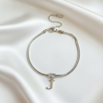 Infinity Letter Bracelet