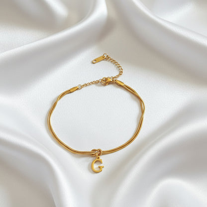 Infinity Letter Bracelet