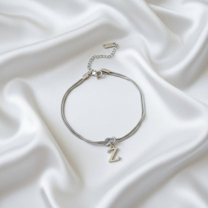 Infinity Letter Bracelet