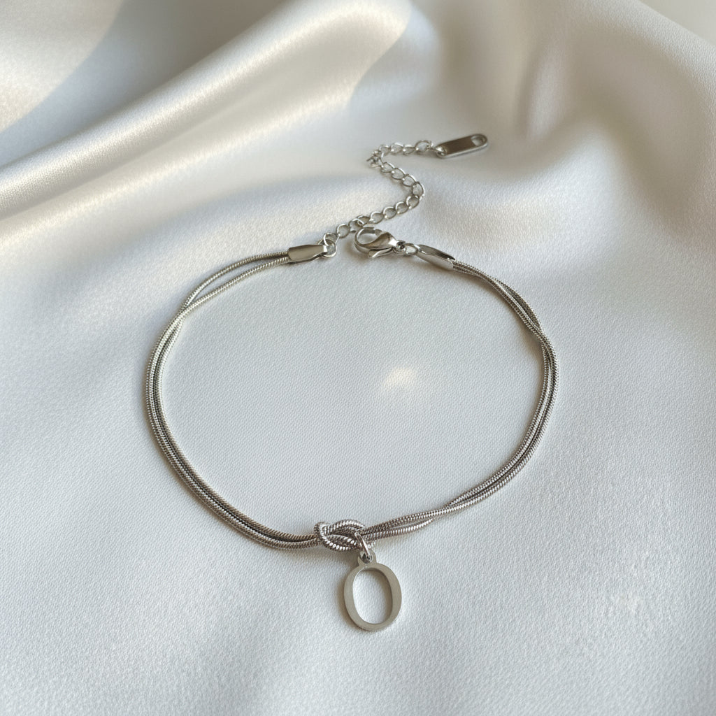 Infinity Letter Bracelet