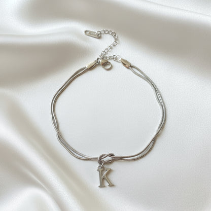 Infinity Letter Bracelet