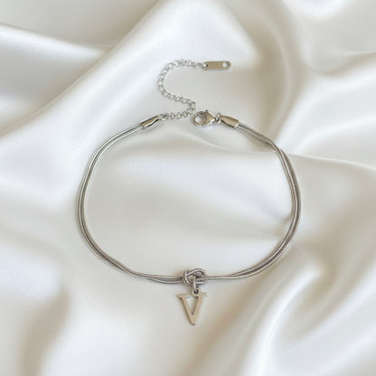 Infinity Letter Bracelet