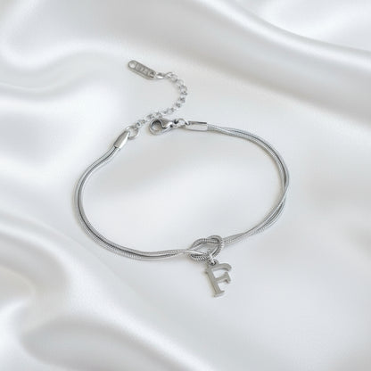 Infinity Letter Bracelet