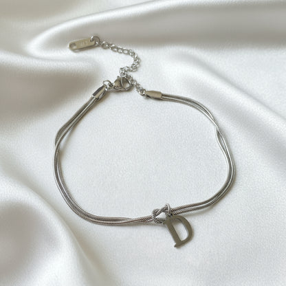Infinity Letter Bracelet