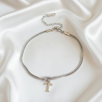 Infinity Letter Bracelet