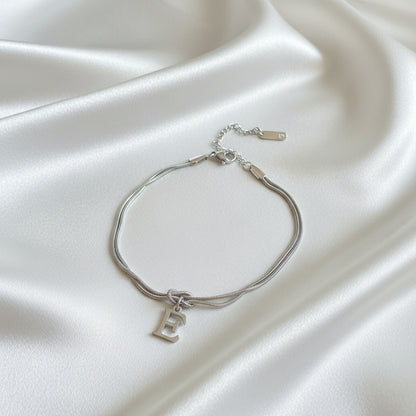 Infinity Letter Bracelet