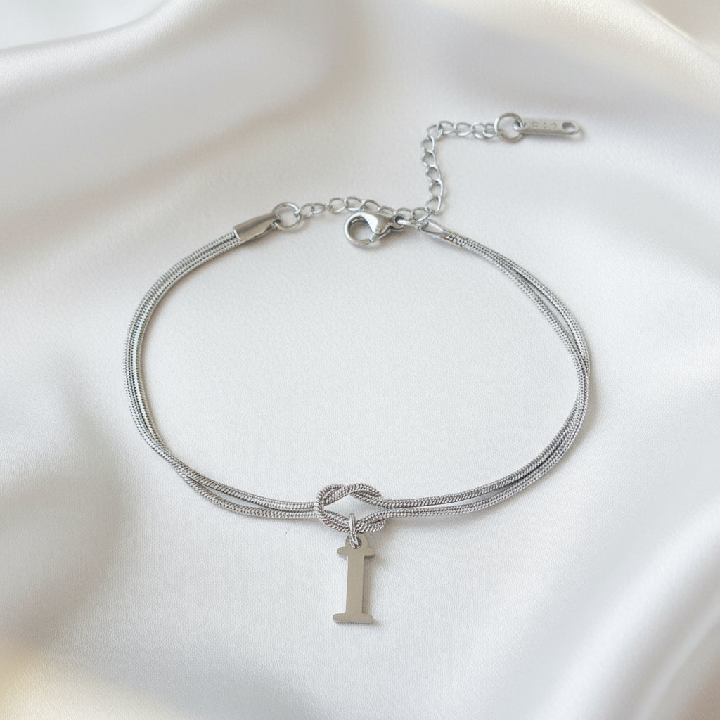 Infinity Letter Bracelet