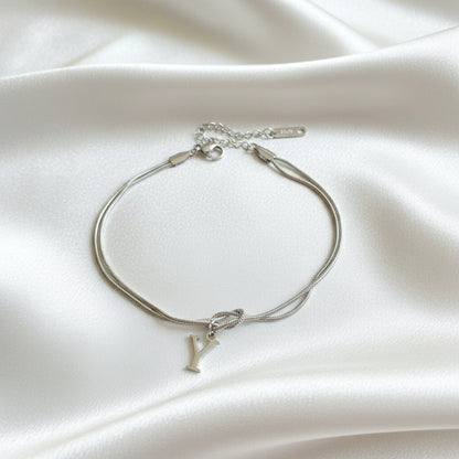 Infinity Letter Bracelet