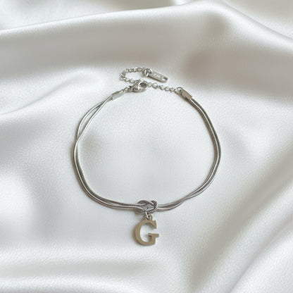 Infinity Letter Bracelet