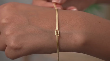 Infinity Letter Bracelet